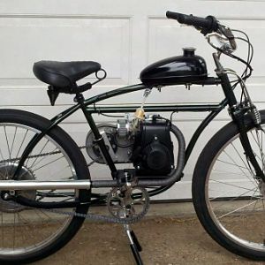 1951 Cleveland Welding Motorized Bicycle