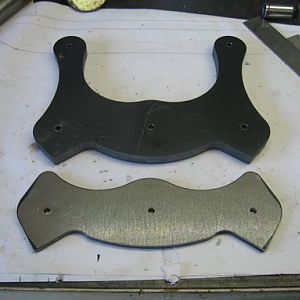 Fork head profiles with drill dimples for drilling