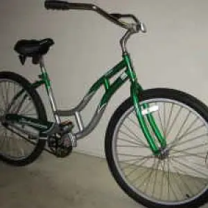 this is another persons picture of the same bike. mine cost $25 because i got it at a yard sale and the front wheel was very slightly potato chipped