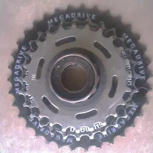 This 24 Falcon sprocket had a smaller cut out than the Shimano so I used it.