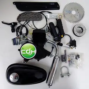 2 stroke engine kit with CNS carb, black engine