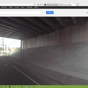 I-95 / US1 Underpass - Bridgeport, CT (looking West)