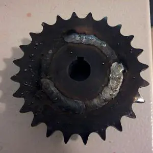 Got the sprockets welded from neighbor, thanks again for doing this for me.