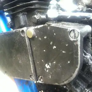 2-Stroke Dirve Sprocket Cover with Vice Grip Screw