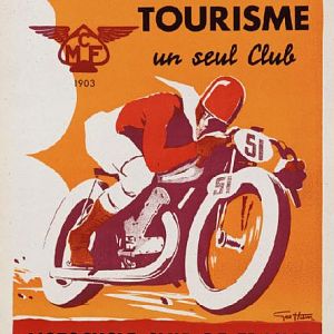geo ham sport tourisme moto poster
