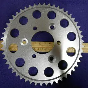 50 tooth Sprocket for better hill climbing