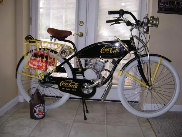 Coca Cola 1900's board track delivery cycle