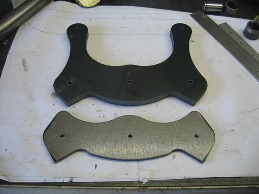 Fork head profiles with drill dimples for drilling
