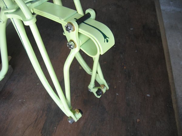 Leaf spring fitted ..attached to rockers and rocker levers