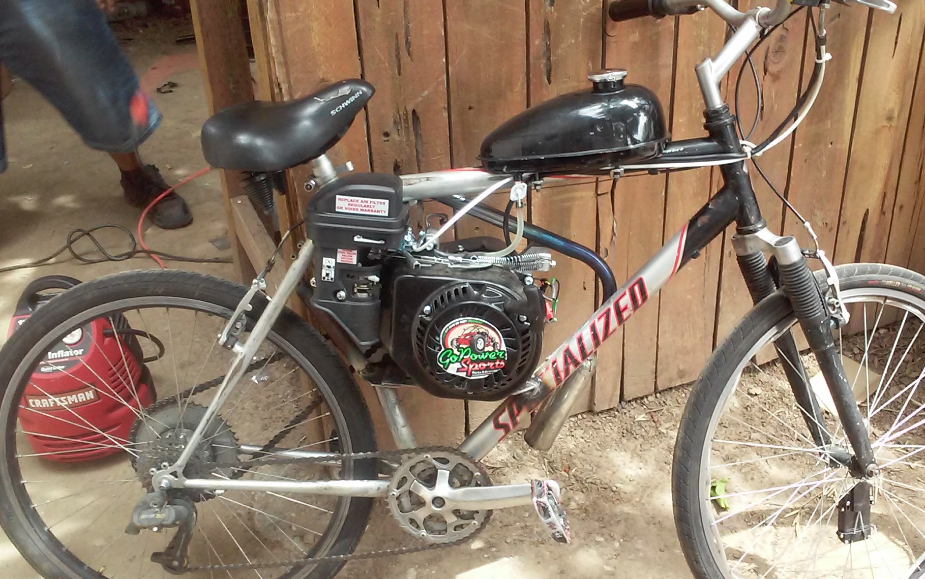 4-Stroke Gas Motorized Bicycle Engine kit 212cc Death Row Bike Engine Kit