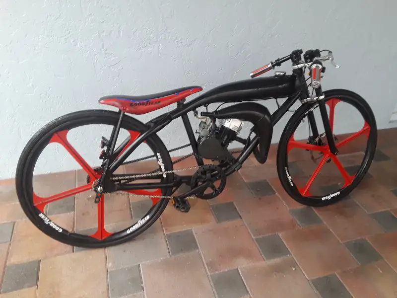 motorized bike mag wheels