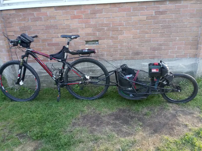 bicycle pusher trailer