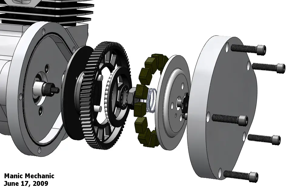 motorized bicycle clutch