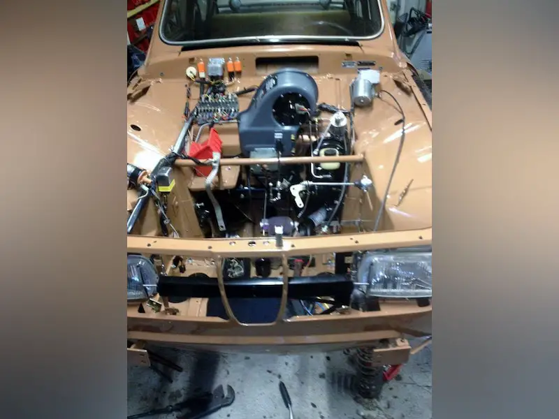 Saab 96 repainted engine bay.jpg