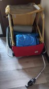 Camping gear fits into bicycle trailer.jpg