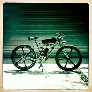 Cafe Racer Motorized Bicycle