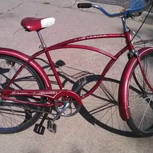 60 speedster now belongs to me,  The 2-speed cable operated hub was made from 1952 to 1961