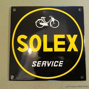 Velosolex service sign