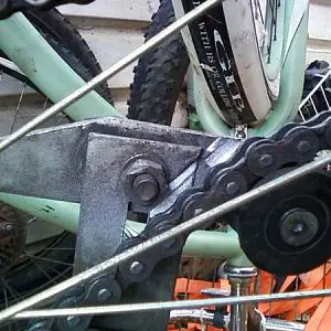 Went to take my 49cc out and noticed a lot of chain slap. Stopped and looked, HOLY $*%^ good thing I didn't start her up!