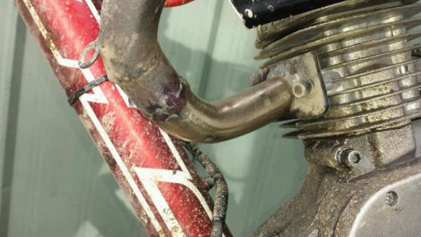 1 inch homemade header and fully port matched flange