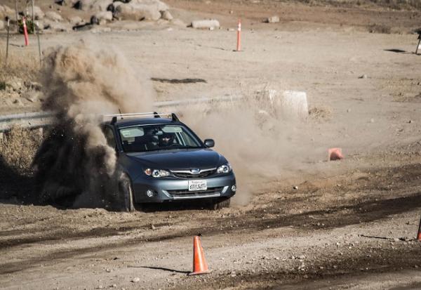 11/2013 rallyx..tryin to lose speed and turn around that cone