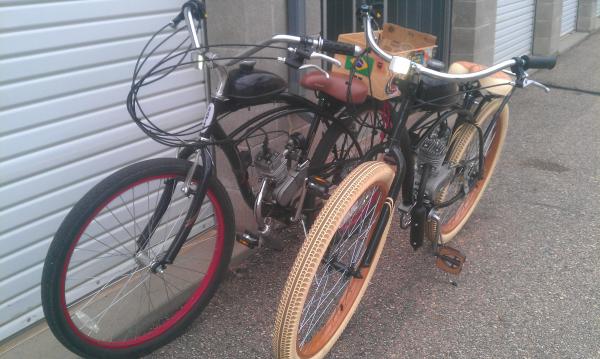 1st and 2nd builds hanging out together.