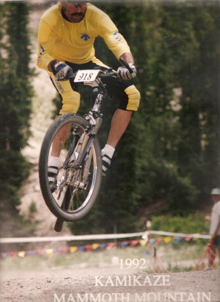 40mph in the air in 1992 Kamikaze Downhill