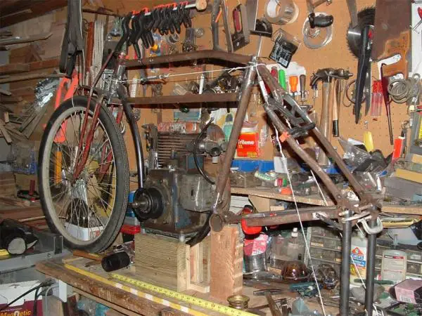 5- More frame fabrication, Engine = 1939 Wisconsin Model AK