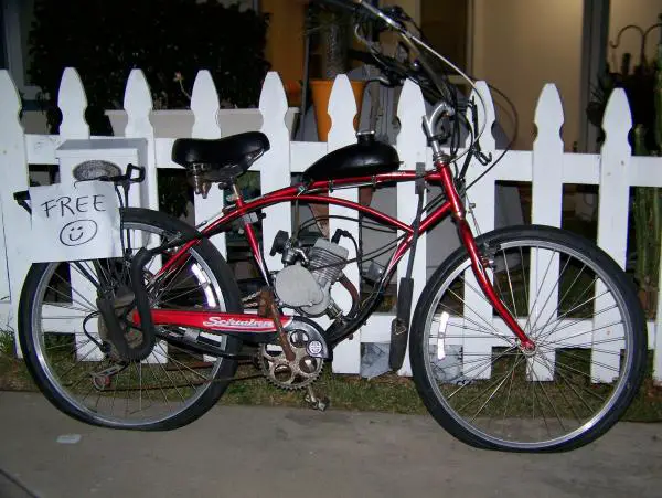 A motor-bicycle my neighbor just gave me. I can't wait to start restoring it. It needs complete restoration.