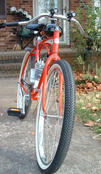 After I get it all finished I'll have to learn how to ride it.