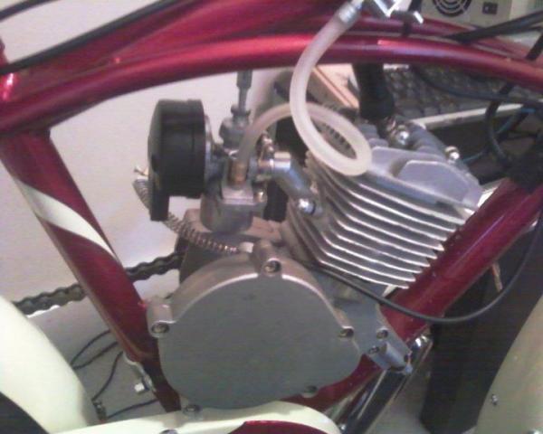 Before I got the fuel line filter installed.