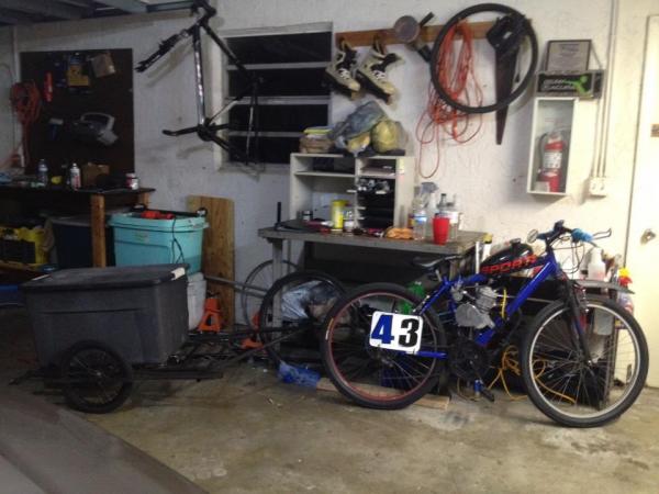bike and homage trailer
