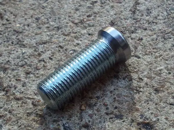 bolt after machining.....