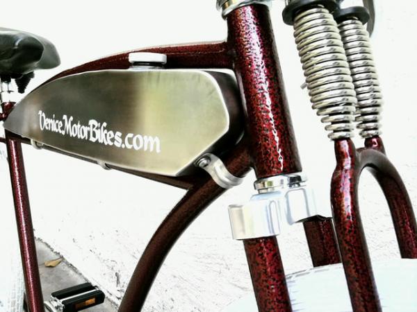 Burgundy Wine 'Hammer Tone' 1952 Schwinn Board Tracker...  (pre-motor)