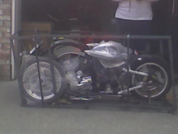 crated 3/4 250cc chopper