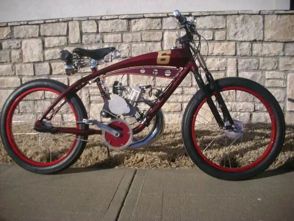 Custom Motorized Felt Deep Six | Motorized Bicycle Engine Kit Forum