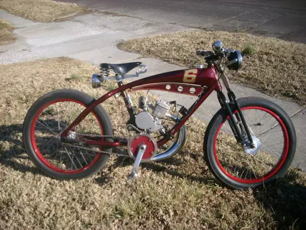 Custom Motorized Felt Deep Six | Motorized Bicycle Engine Kit Forum