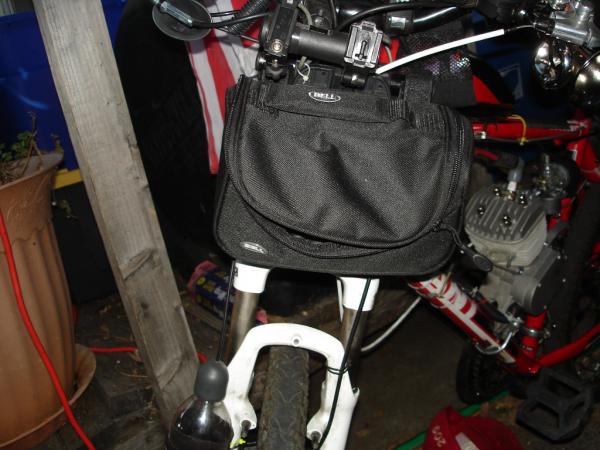 DSC06793 1024

 Unzipped but still nice to look at.  Bell brand and a very well made bag that is mounted well.