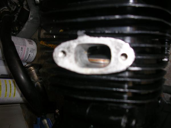 exhaust port work