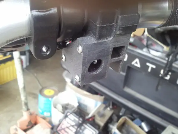 Fabrication stage. Original china girl control box gutted out and prepped. I used black ABS plastic to make the additional section, then bonded it to