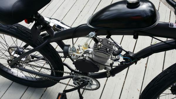 Finished look up close | Motorized Bicycle Engine Kit Forum
