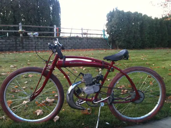 First pic after paint...Gotta rename it Roadmaster Red I guess.