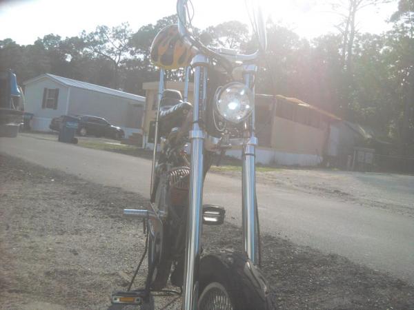 Front
 
Headlight plenty bright enough for daytime.