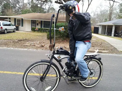 going for a ride on a 40 degree day! the gloves and jeans did absolutely no good! but we rode about 20 miles anyway!!