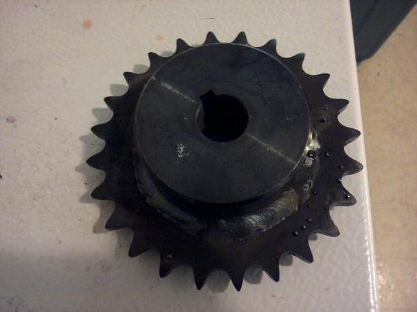 He did both sides of all the sprockets for security. Awesome job.