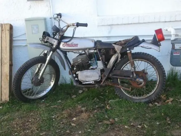 Hehe, 1972 indian 125-5 speed.