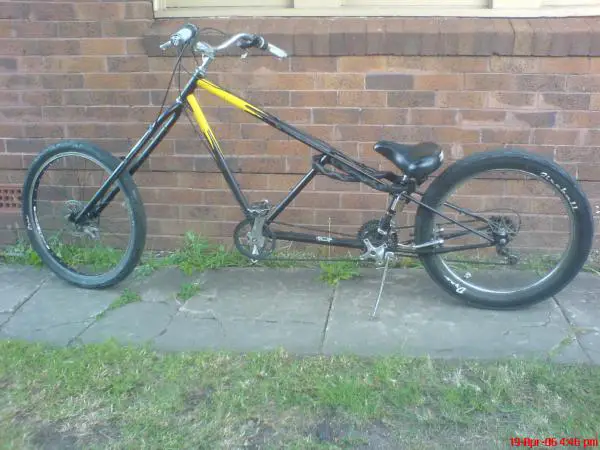 it started out as just a chopper pushy to ride to the pub with the boys