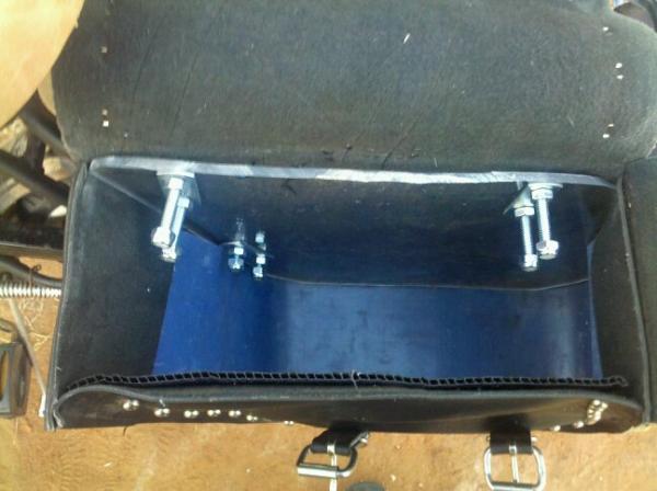Made internal mounting plates using ubolts and quarter inch plexyglass.   Ill shorten em later.. hehe was chilly outside.