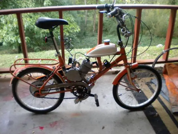 Moped completed until I got more ideal components.