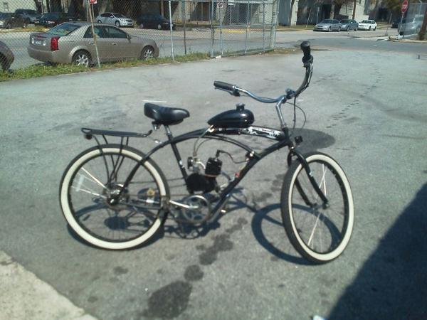 My Bike. 48cc Flying Horse Black Bicycle Engine Kit- 2 Stroke. From Bike Berry